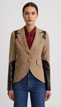 SADDLE PATCH EQUESTRIAN BLAZER
