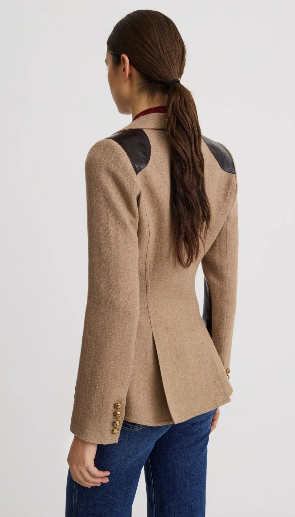SADDLE PATCH EQUESTRIAN BLAZER
