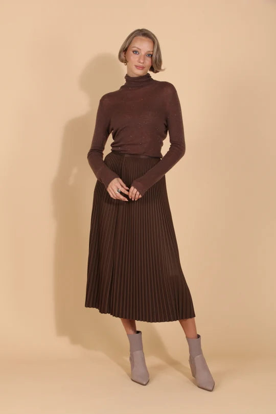 PLEATED SKIRT
