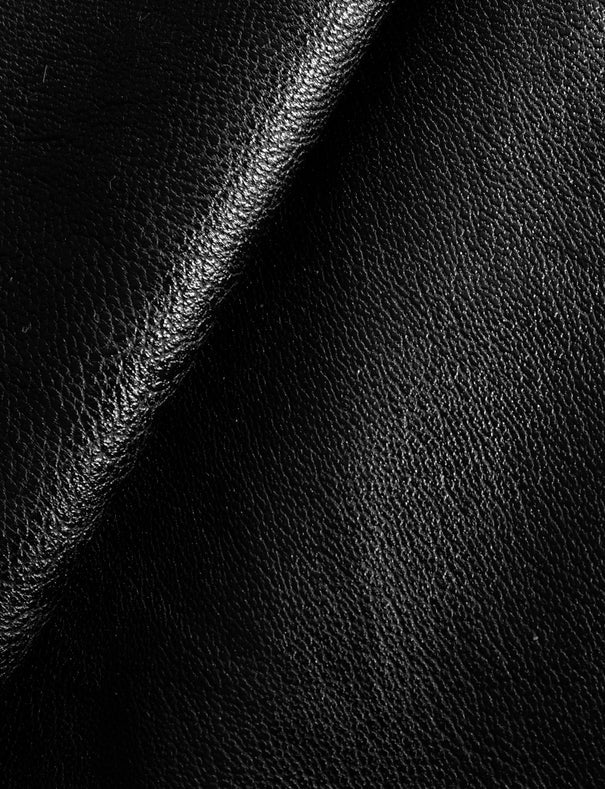 FAUX LEATHER CROP FLARE