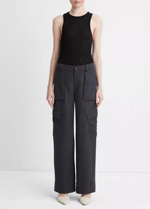 FLANNEL WIDE LEG RAVER PANT