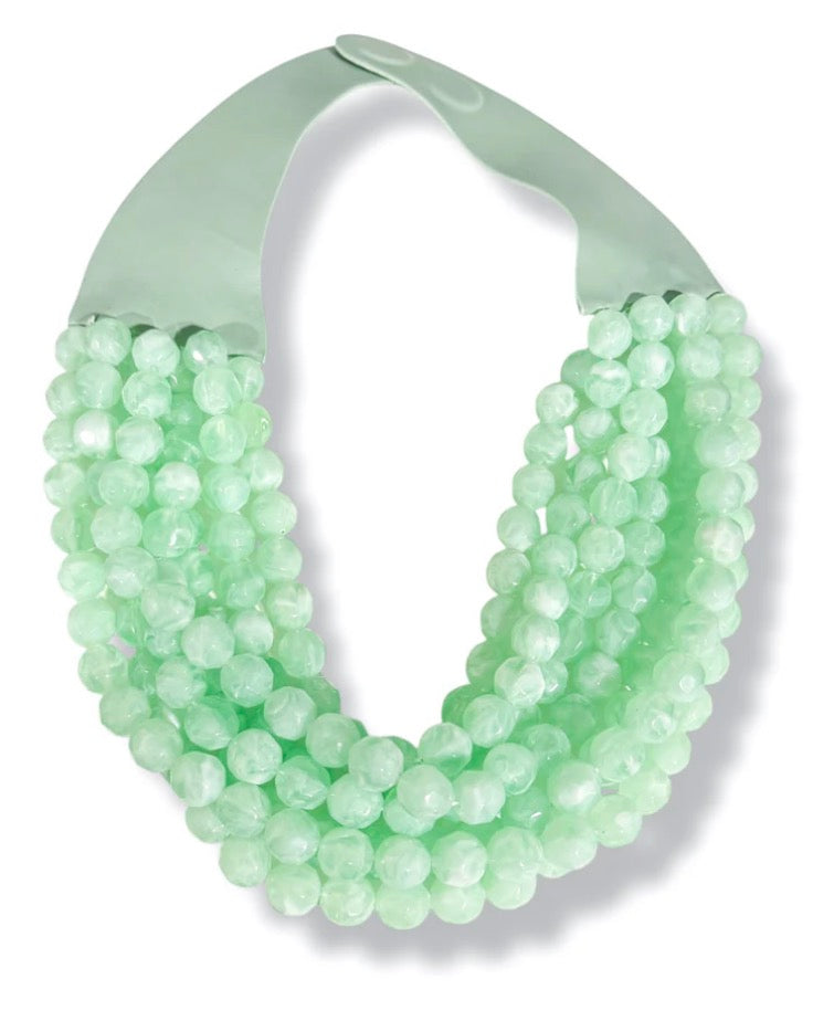 MINT BIB NECKLACE