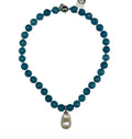 SMOKY BLUE QUARTZ PEARL DROP