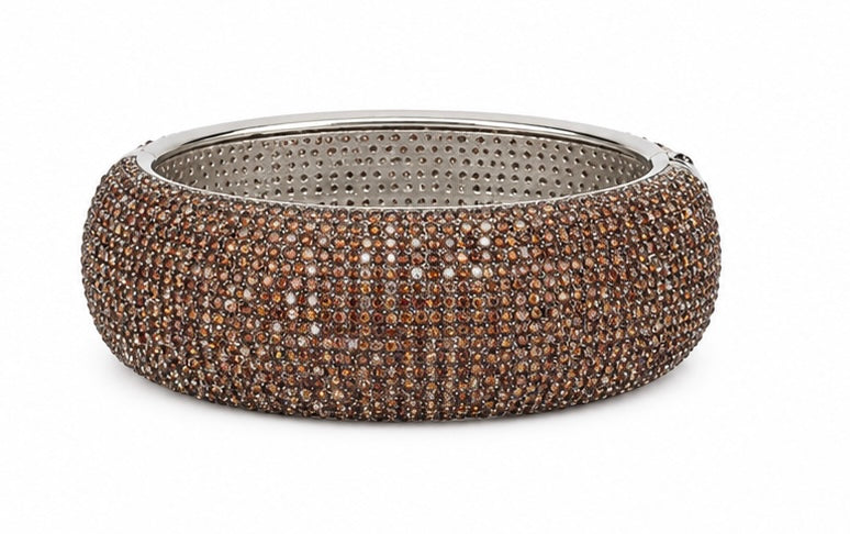 BRONZE DIAMOND BANGLE