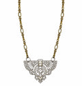 VINTAGE SHOE CLIP NECKLACE