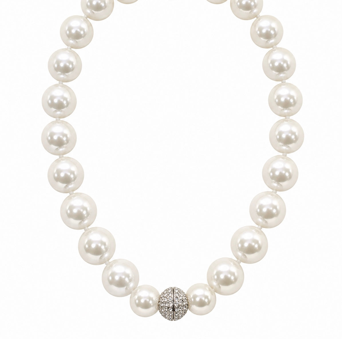 PEARLY CRYSTAL NECKLACE
