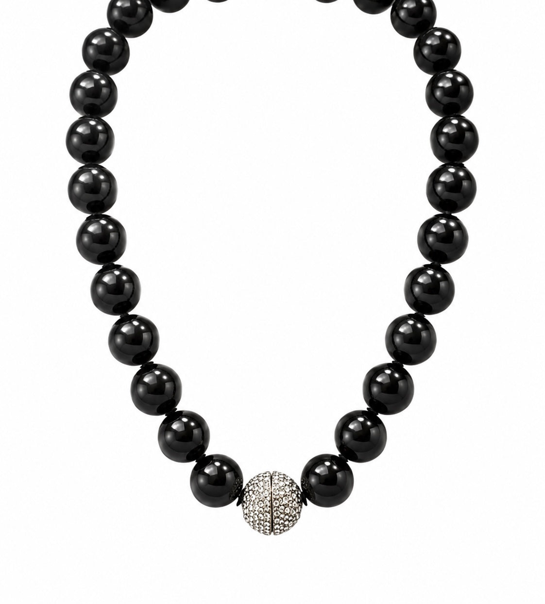 JET CRYSTAL NECKLACE