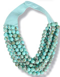 TURQUOISE BIB NECKLACE