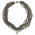 THE CRYSTAL NECKLACE PISTACHIO