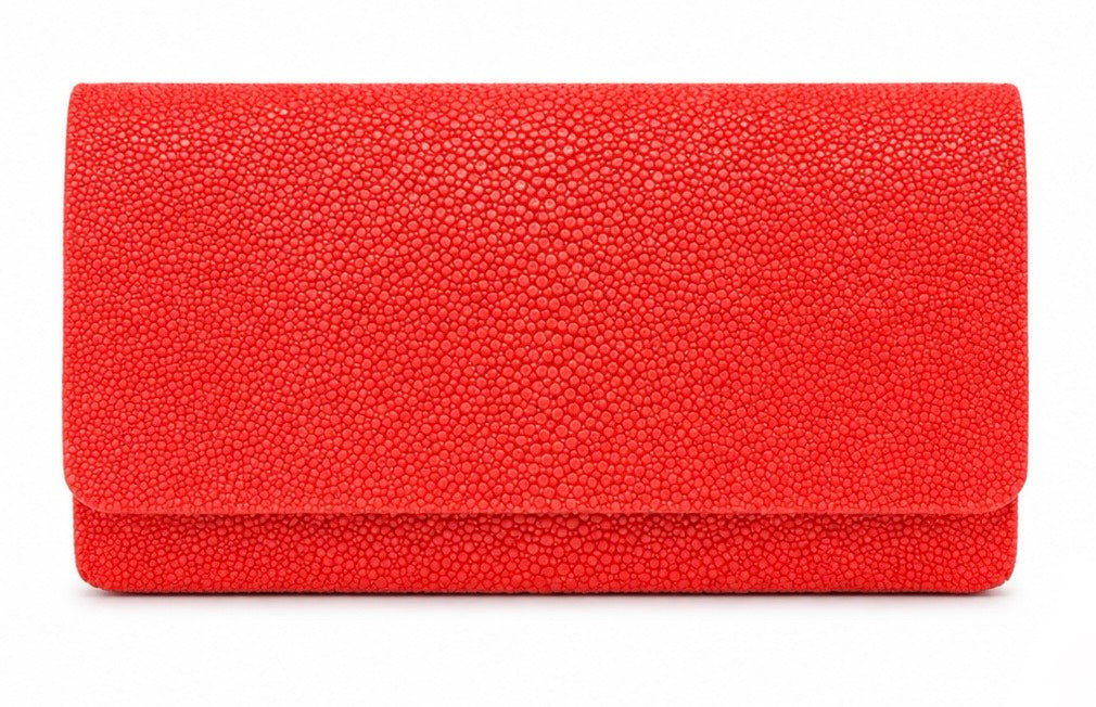 CORAL STINGRAY PURSE