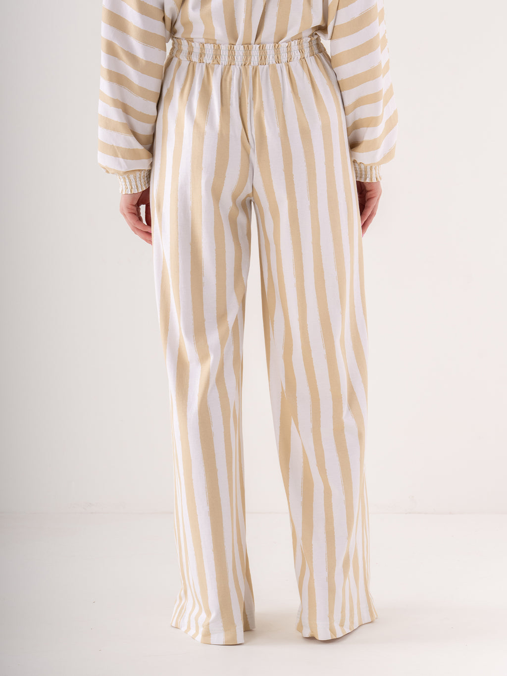 PAJAMA PANT SET SAND STRIPE