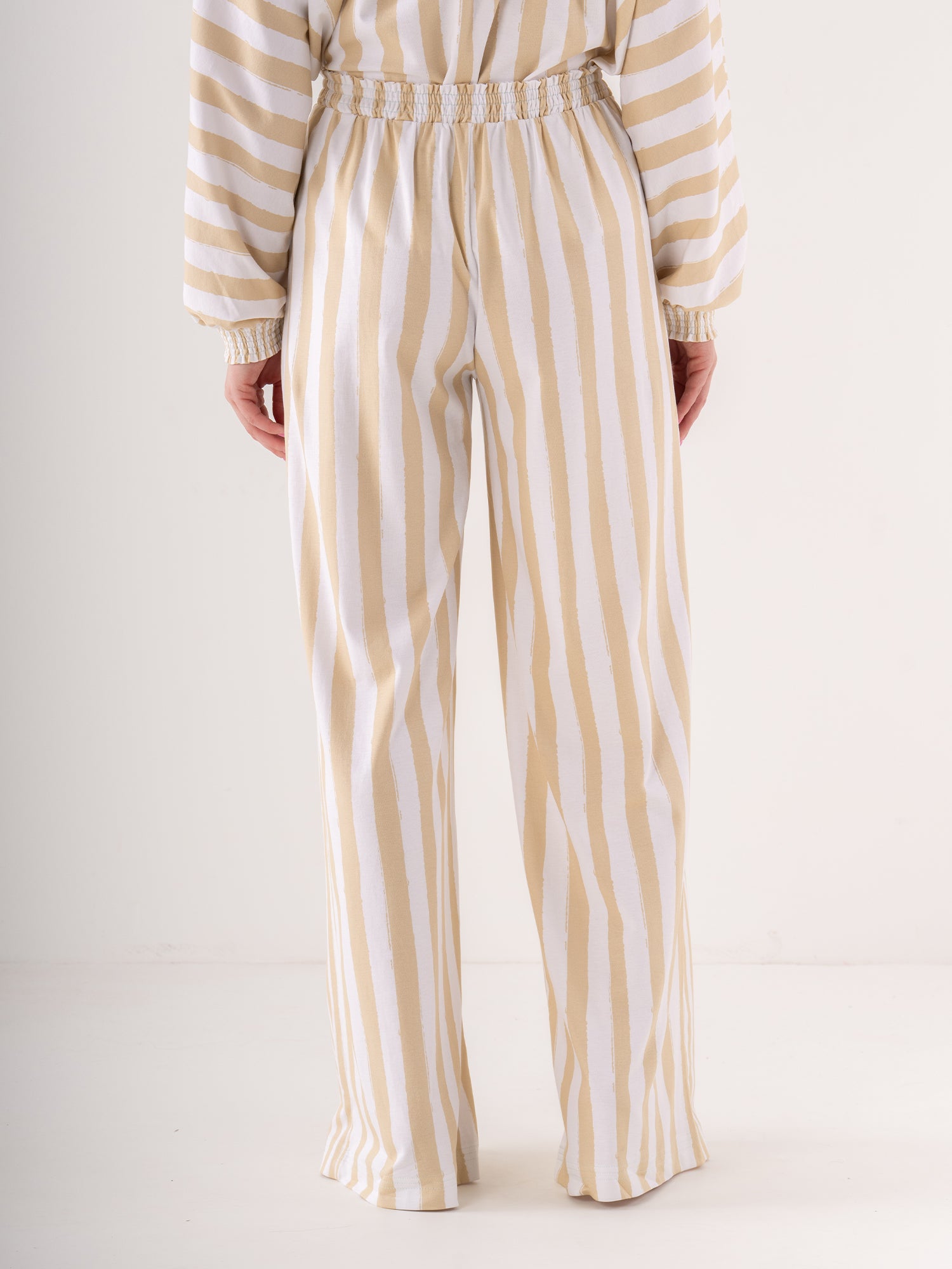PAJAMA PANT SET SAND STRIPE