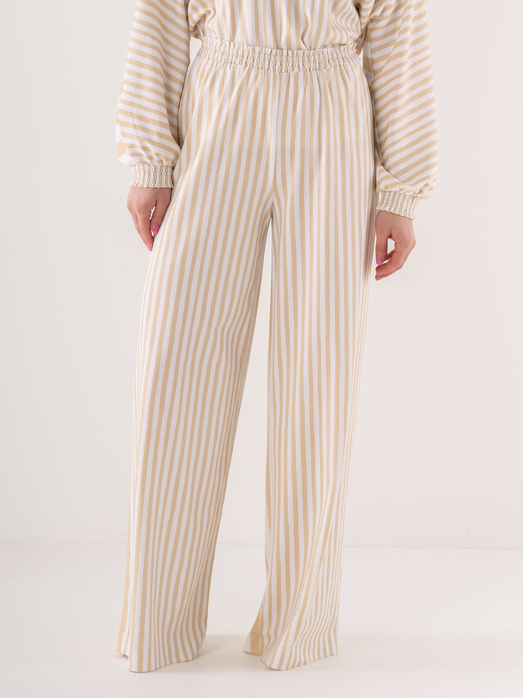PAJAMA PANT SET SAND STRIPE