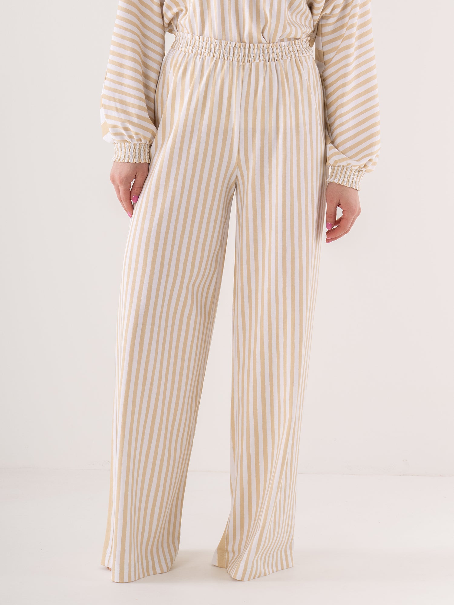 PAJAMA PANT SET SAND STRIPE