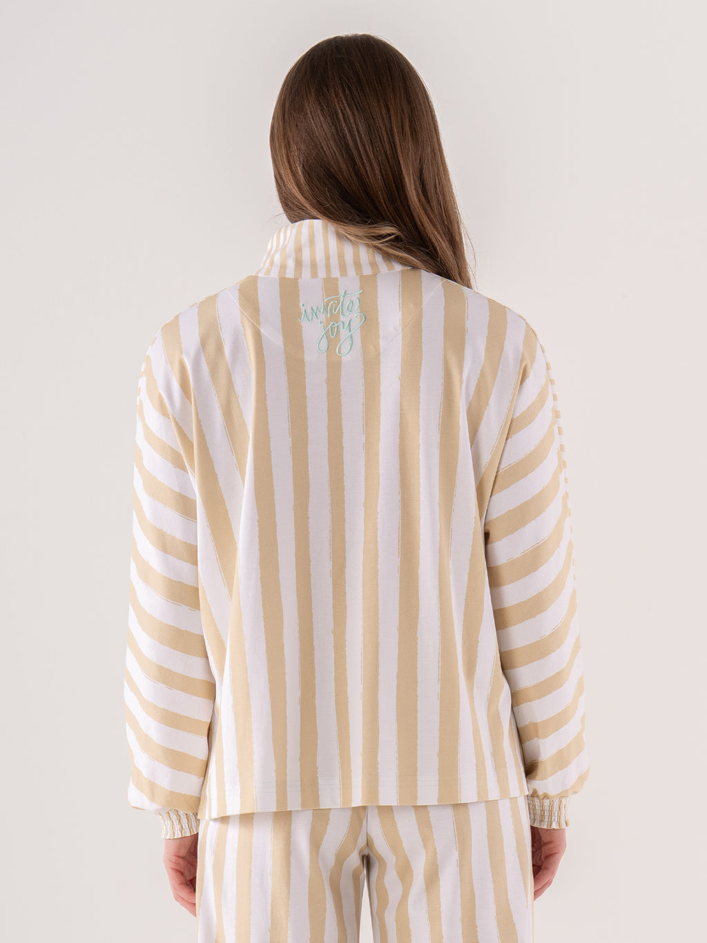 PAJAMA PANT SET SAND STRIPE