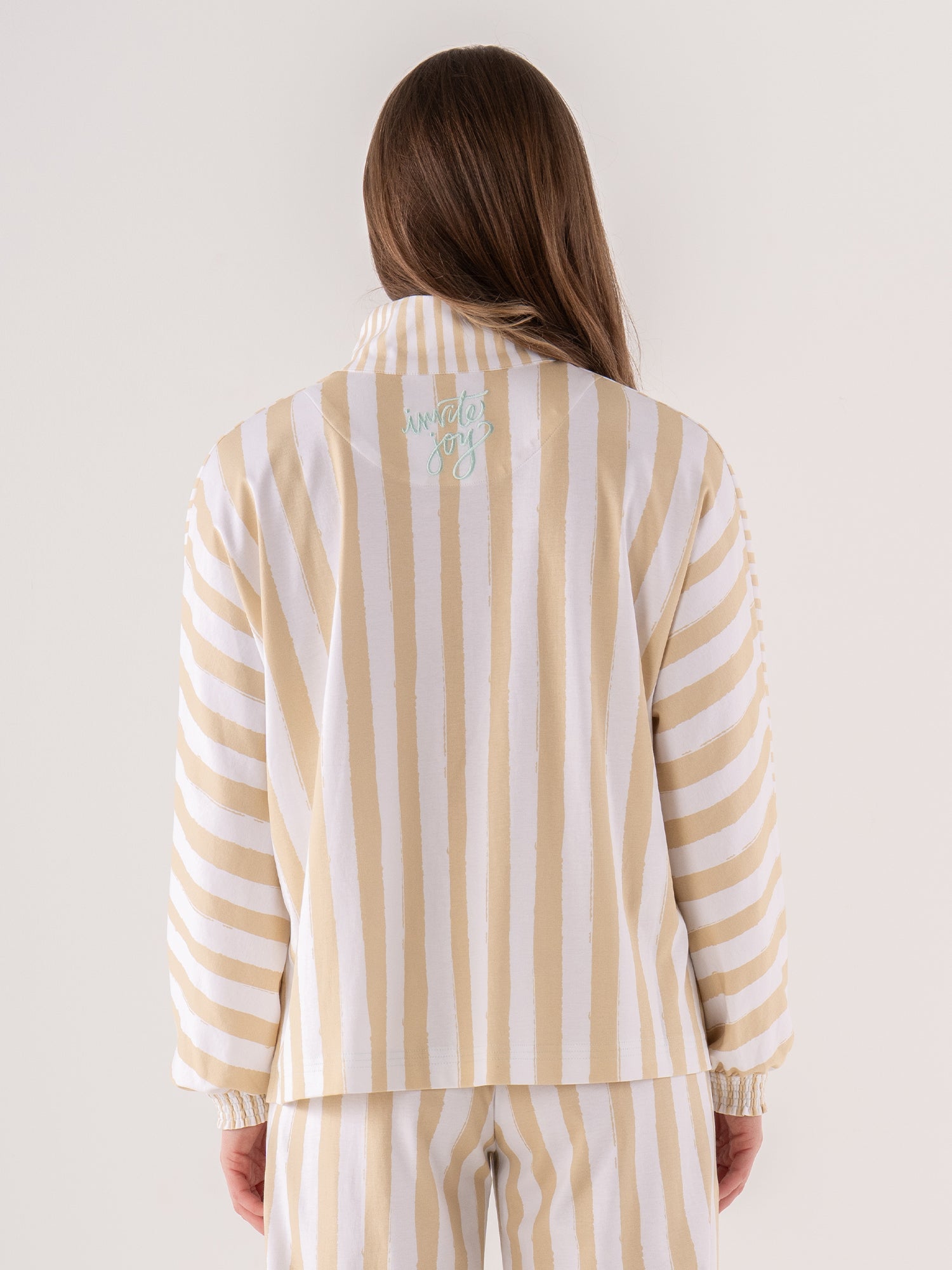 PAJAMA PANT SET SAND STRIPE