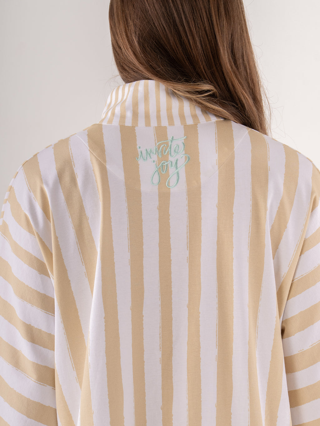 PAJAMA PANT SET SAND STRIPE