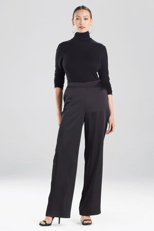 HEAVY CHARMEUSE PULL ON PANT