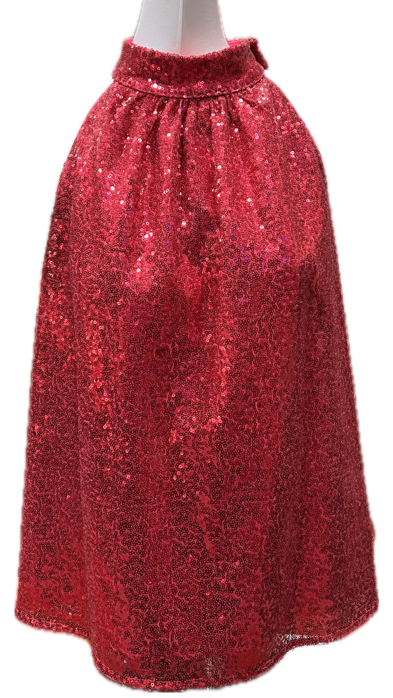 SEQUIN MOCK NECK TOP