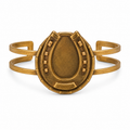 BRONZE HORSESHOE CUFF