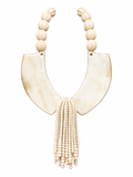HORN W/ WOOD NECKLACE