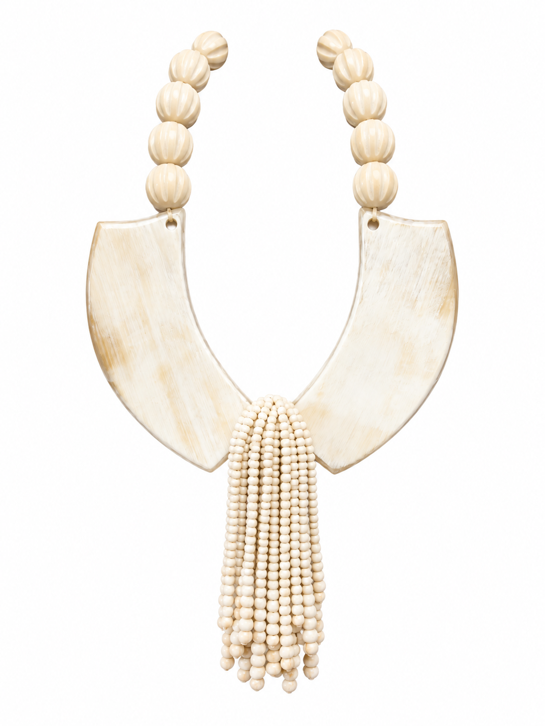 HORN W/ WOOD NECKLACE