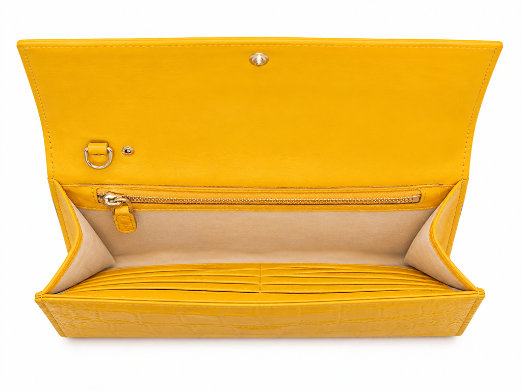 CROCODILE BELLY PURSE