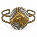 TWO-TONE HORSE CUFF