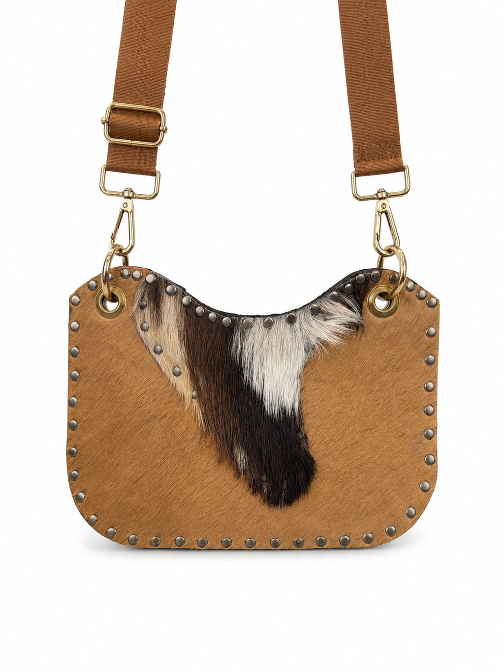 SMALL BIJOU COWHIDE CROSSBODY