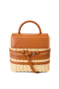WICKER BUCKET BAG