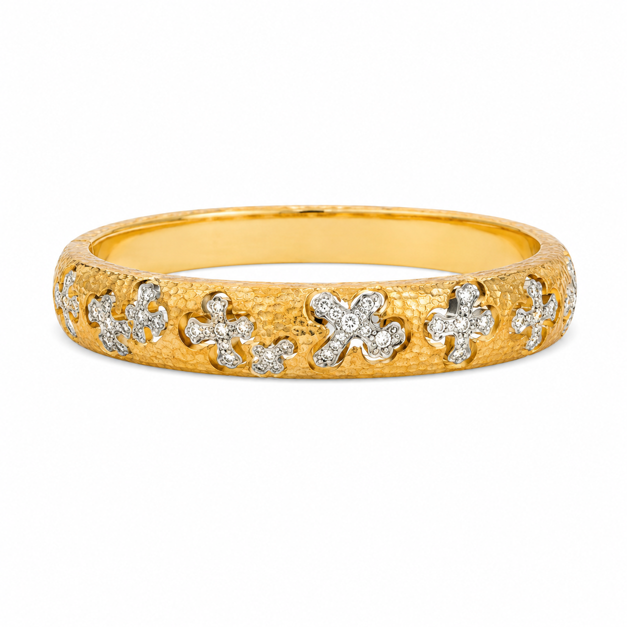 THICK GOLD/SILVER BANGLE