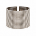 SILVER CRYSTAL CUFF
