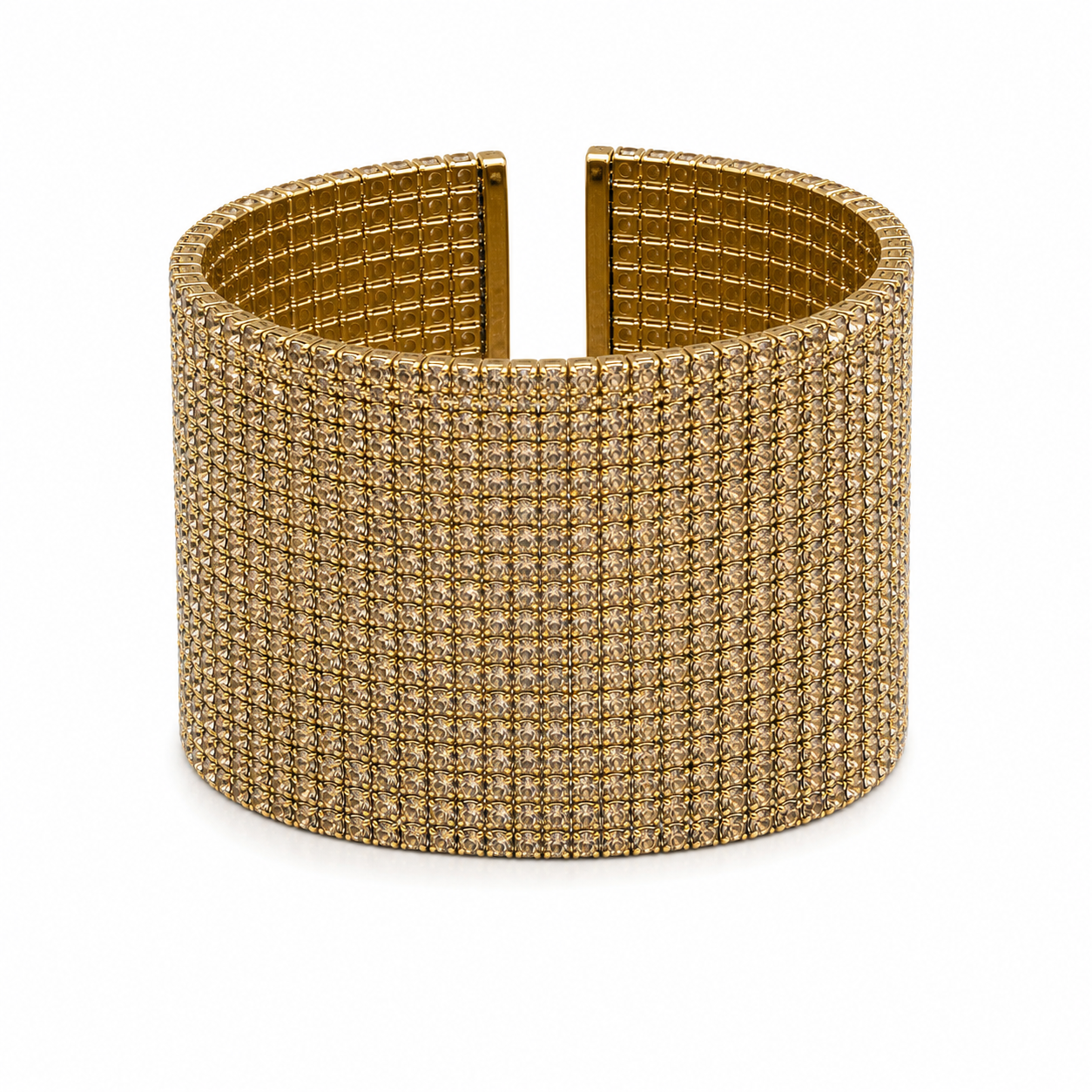 CHAMPAGNE CRYSTAL CUFF