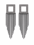 GUNMETAL ASHLEY TASSEL EARRINGS