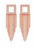 ROSE GOLD ASHLEY TASSEL EARRINGS