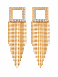 GOLD ASHLEY TASSEL EARRINGS