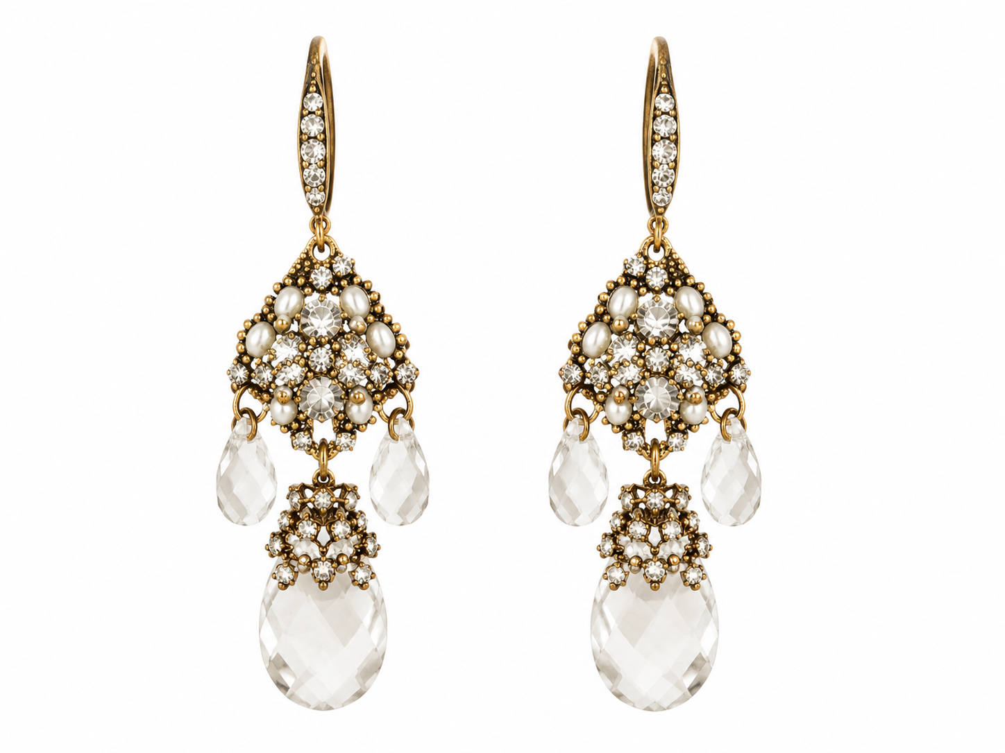 CRYSTAL DROP EARRINGS
