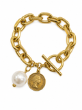 PEARL COIN BRACELET