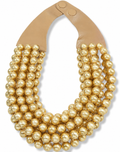 GOLD BIB NECKLACE