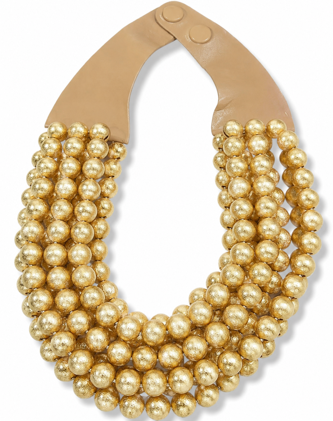 GOLD BIB NECKLACE