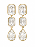 CLEAR GOLD EARRINGS