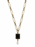 ANTIQUE PEARL DROP NECKLACE