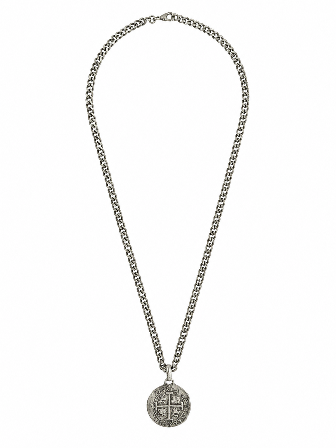 STERLING SILVER NECKLACE WITH COIN