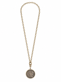 GOLD NECKLACE WITH COIN