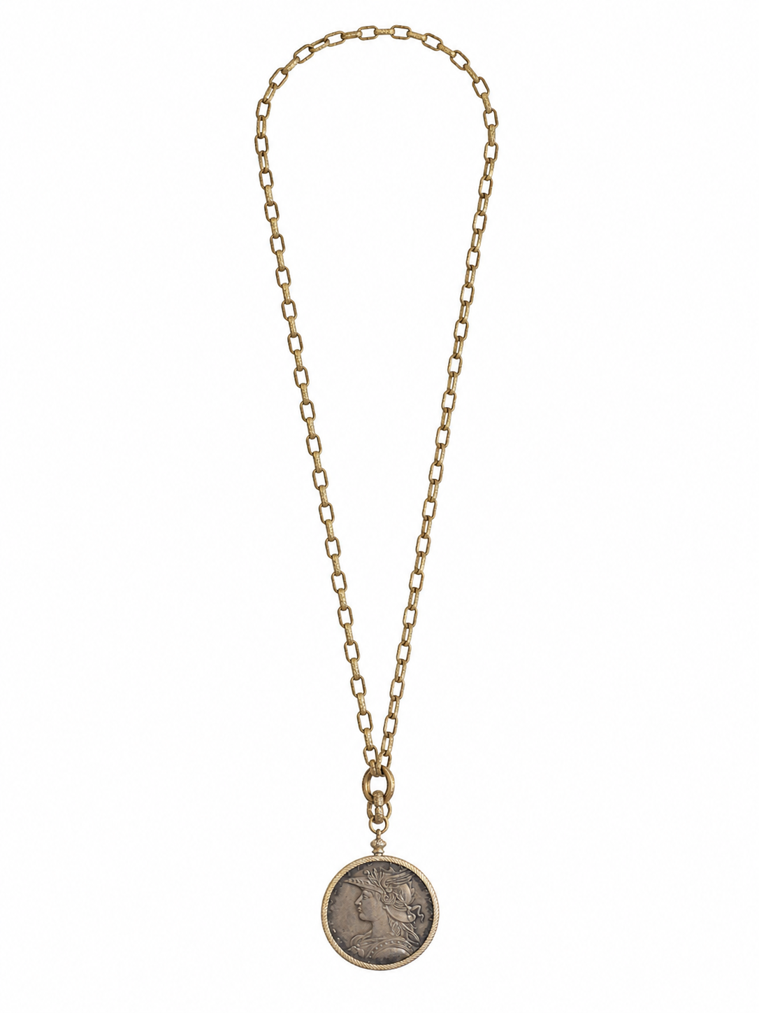GOLD NECKLACE WITH COIN