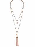EMMA DOUBLE LONG PENDANT NECKLACE