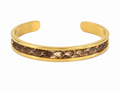 BROWN HAMMERED BRASS CUFF