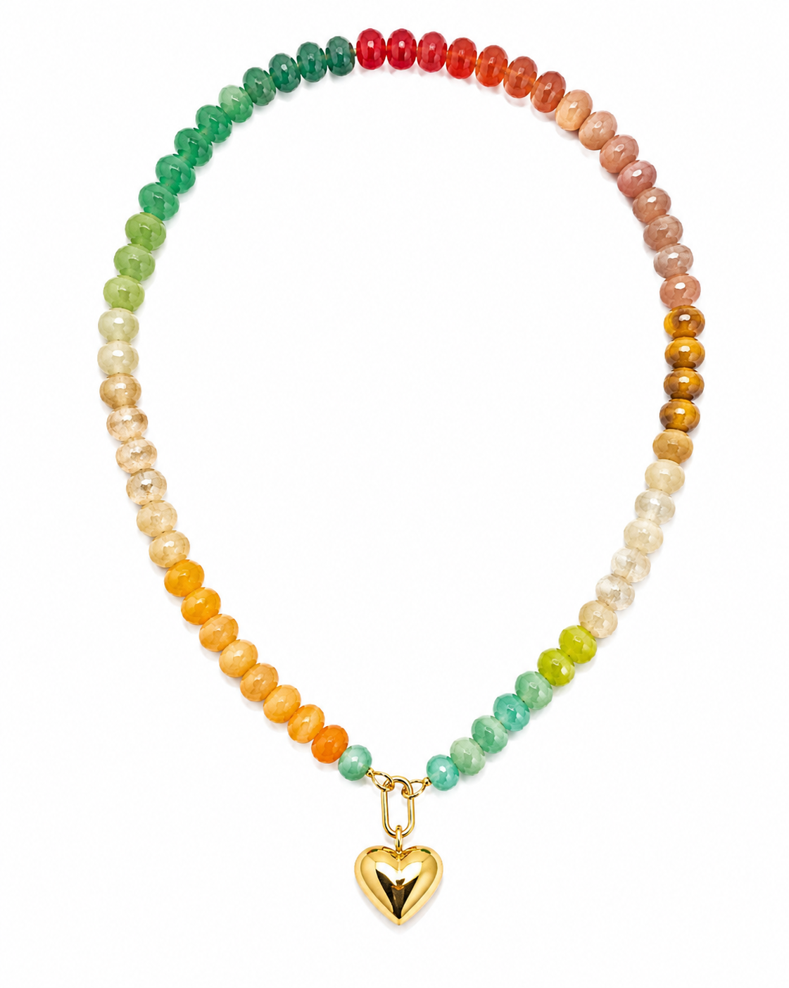 WHY KNOT NECKLACE FOLLIAGE GREEN