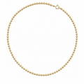 14" 3MM GOLD FILLED BALL NECKLACE