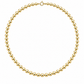 16" 5MM GOLD FILLED BALL NECKLACE